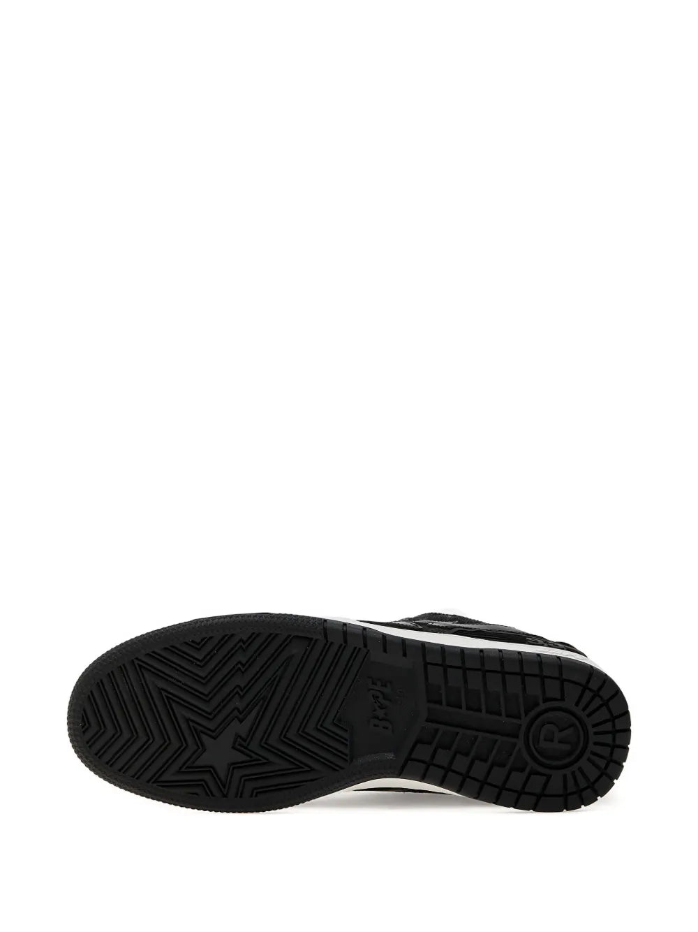 Bape star-embellished denim trainers