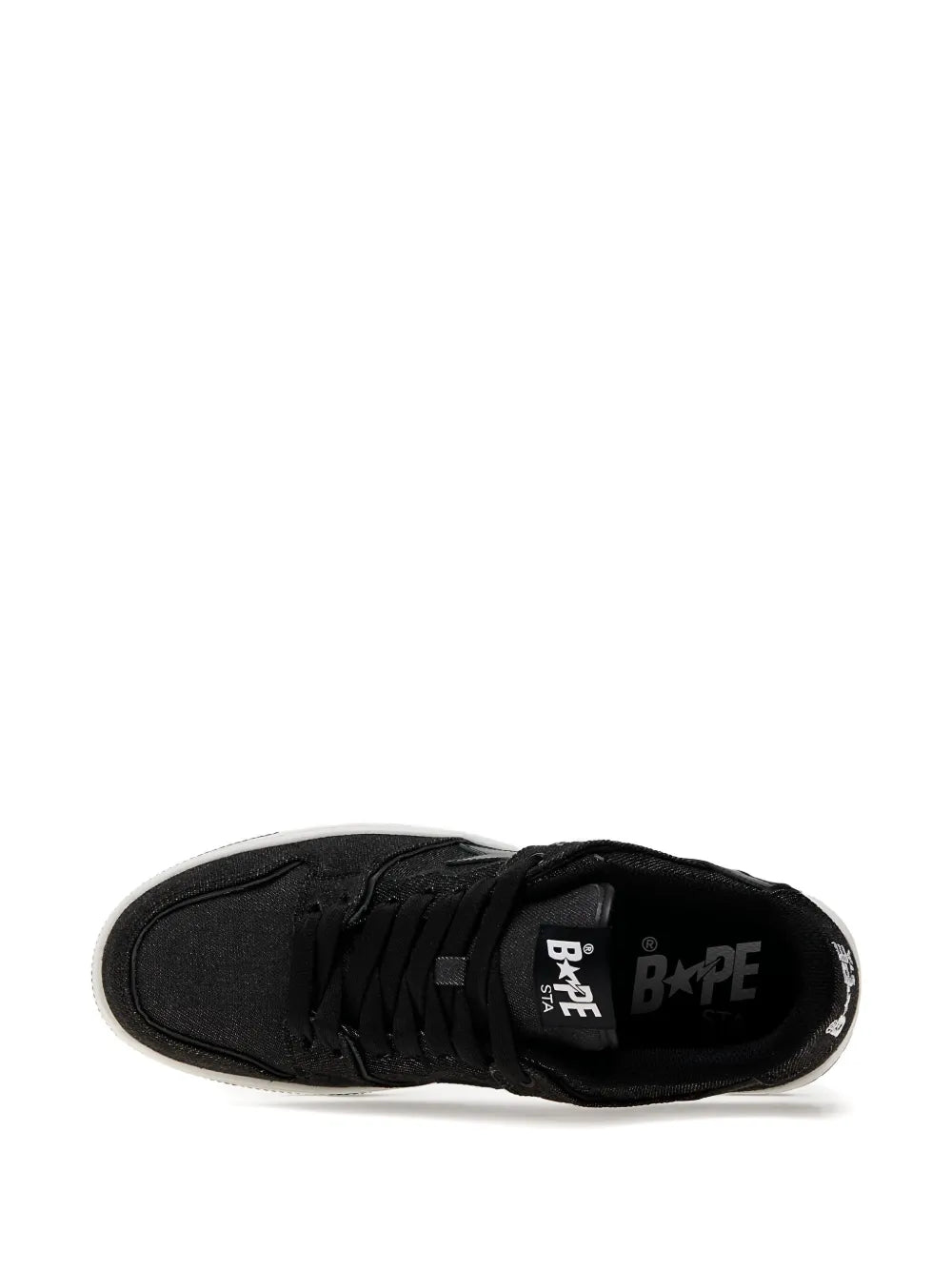Bape star-embellished denim trainers